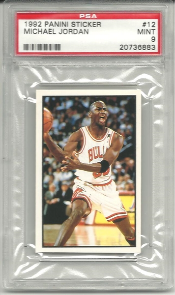 PSA Set Registry Showcase: Michael Jordan Panini Stickers Set